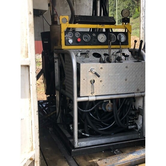 Hydracore #2000, Diamond Core Drill, variable-speed " H" head, 4-cyl. Isuzu, 60 GPM pump, 2008 - Image 4