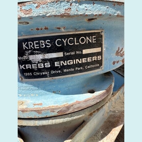 Krebs #D10B/D10LB, Cyclone, rubber lined, 200-300 GPM, spare parts available (2 available) - Image 5