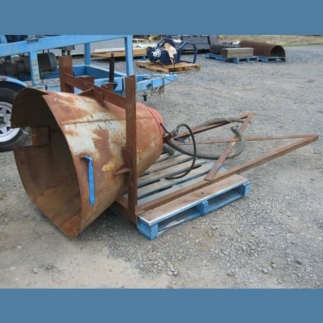 54 cu. ft. Liquid-Feed Hopper, 41-5/8" diameter top opening, 14" diameter cone bottom, 37" deep cone, with - Image 1