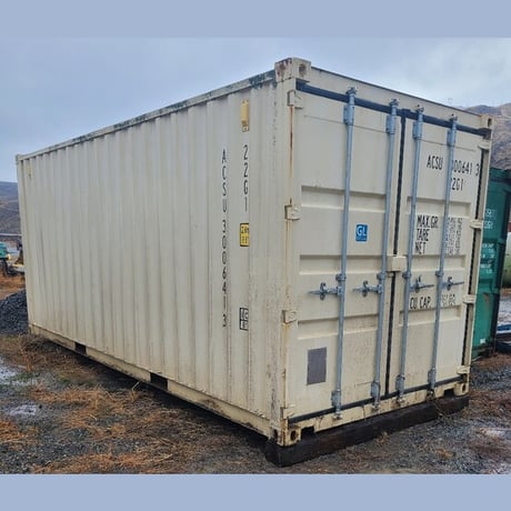 20' Double-Ended Shipping Container, doors on both ends, 7.5' wide x 8.5' high, 67,200 lb. max gross - Image 1