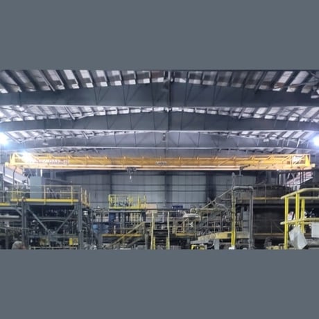 5.5 Ton, Overhead Bridge Crane, 85' span, 51' lift height, 2-speed hoist, stepless travel - Image 4