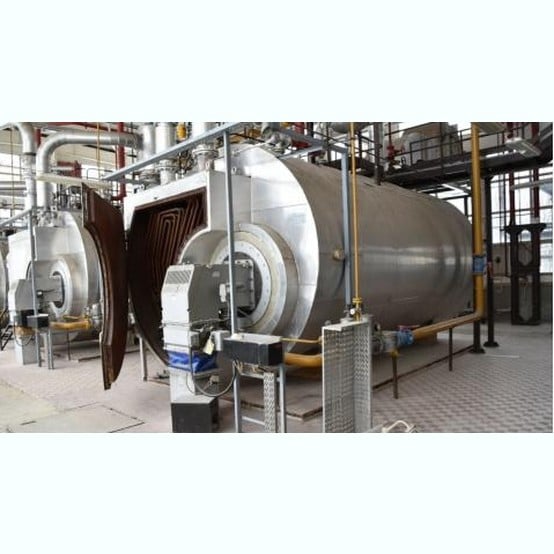 26,400 PPH Lang #HLG-12/16-210, Watertube Steam Boiler, 12 TPH, overheated steam, 1991 (3 available) - Image 2