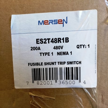 200 Amp. Mersen #ES2T48R1B, Fusible Disconnect Switch, 600 VAC - Image 10