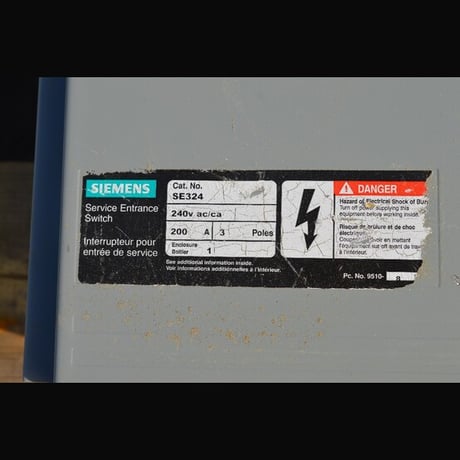 200 Amp. Siemens, Fusible Disconnect Switch, 240 Volts, 3 phase - Image 3