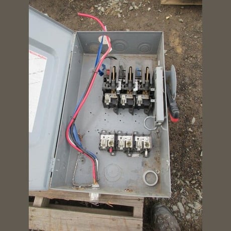 200 Amp. Square D, Fusible Disconnect Switch, 600 VAC - Image 3
