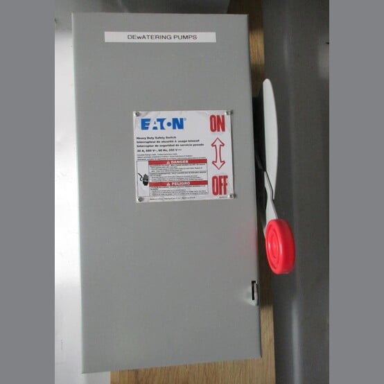 30 Amp. Eaton #1HD361N, Fusible Disconnect Switch, 600 VAC - Image 1