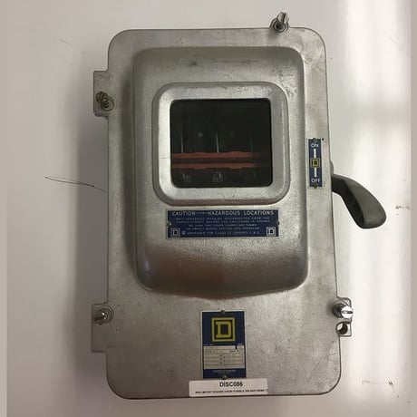 30 Amp. Square D, Fusible Disconnect Switch, 600 VAC, 3 phase (6 available) - Image 2