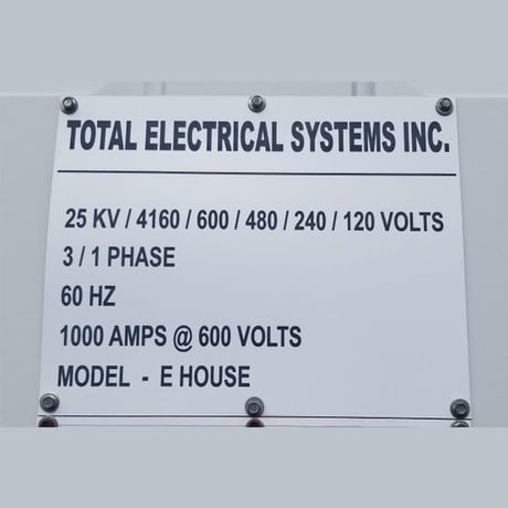 1500 KVA 25000 Primary, 4160/2401 Secondary, Total Electrical Systems #E-House, Substation Transformer, 3 - Image 2