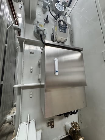 7500 KVA 34500 Delta Primary, 4160GrdY/2400 Secondary, oil substation transformer, FR3, full length air - Image 2