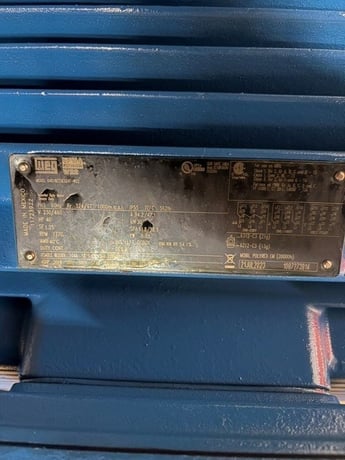 40 HP 1800 RPM WEG, Frame 324/6T, TEFC, 230/460 Volts - Image 1