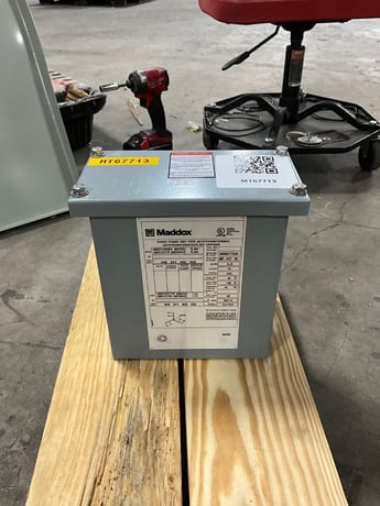 6 KVA 600Y/346 Primary, 480Y/277 Secondary, 3 phase, Dry Type Auto Transformer, Ready To Ship, New - Image 1