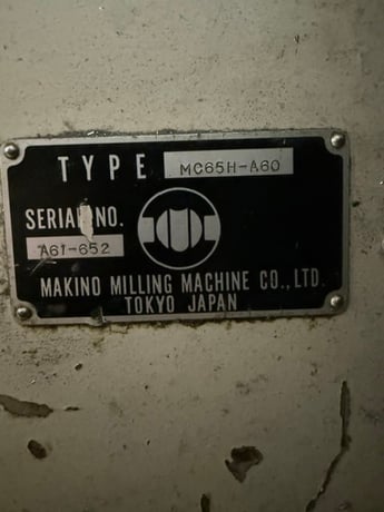 Leblond Makino #MC65, Horizontal Machining Center, 22" X/Y, 29" Z, 20 HP, 15,000 RPM, 60 automatic tool - Image 3