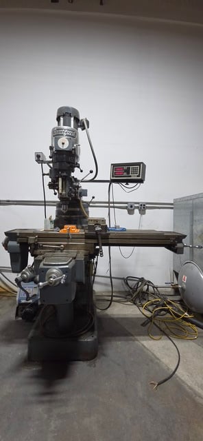 Hartford, Vertical Turret Milling Machine, 60" x 11" table, 52" X, 3 HP, 17 RPM, 1982 - Image 3