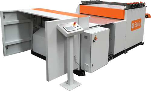 61" x 0.118" Stefa #LCS3, Cut-to-Length Line w/ Longitudinal Slitting, (9) straightener rolls, 5.43" roll - Image 1