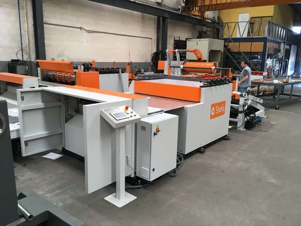 61" x 0.118" Stefa #LCS3, Cut-to-Length Line w/ Longitudinal Slitting, (9) straightener rolls, 5.43" roll - Image 3
