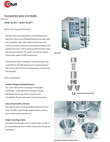 Glatt #Mini-Glatt, Laboratory Fluid Bed Processor with Micro-Kit - Image 4