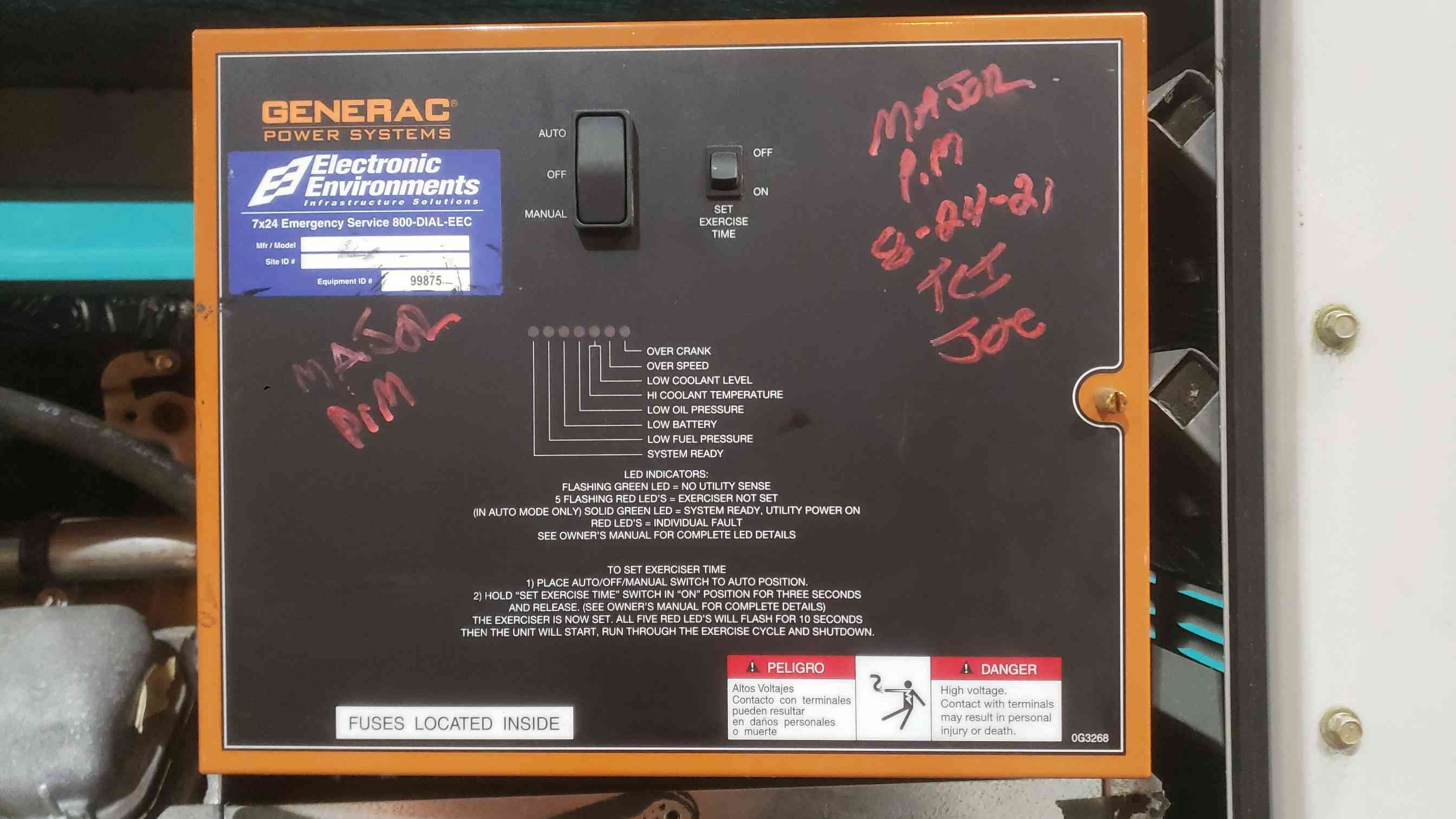 35 KW Generac #0054200, Quiet Source, natural gas/LP generator, 120/240 Volts, 1 phase, AS IS - Image 8