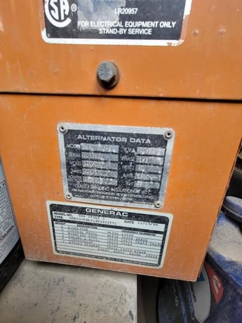 50 KW Generac #SD050, diesel generator, Daewoo engine, trailer mounted, 1 & 3 phase, 292 hours - Image 2