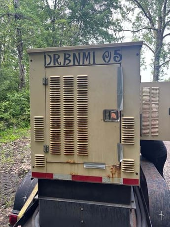 50 KW Generac #SD050, diesel generator, Daewoo engine, trailer mounted, 1 & 3 phase, 292 hours - Image 4