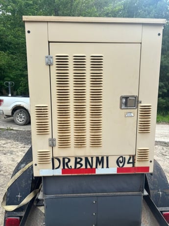 50 KW Generac #SD050, diesel generator, Daewoo engine, trailer mounted, 1 & 3 phase, 381 hours - Image 8
