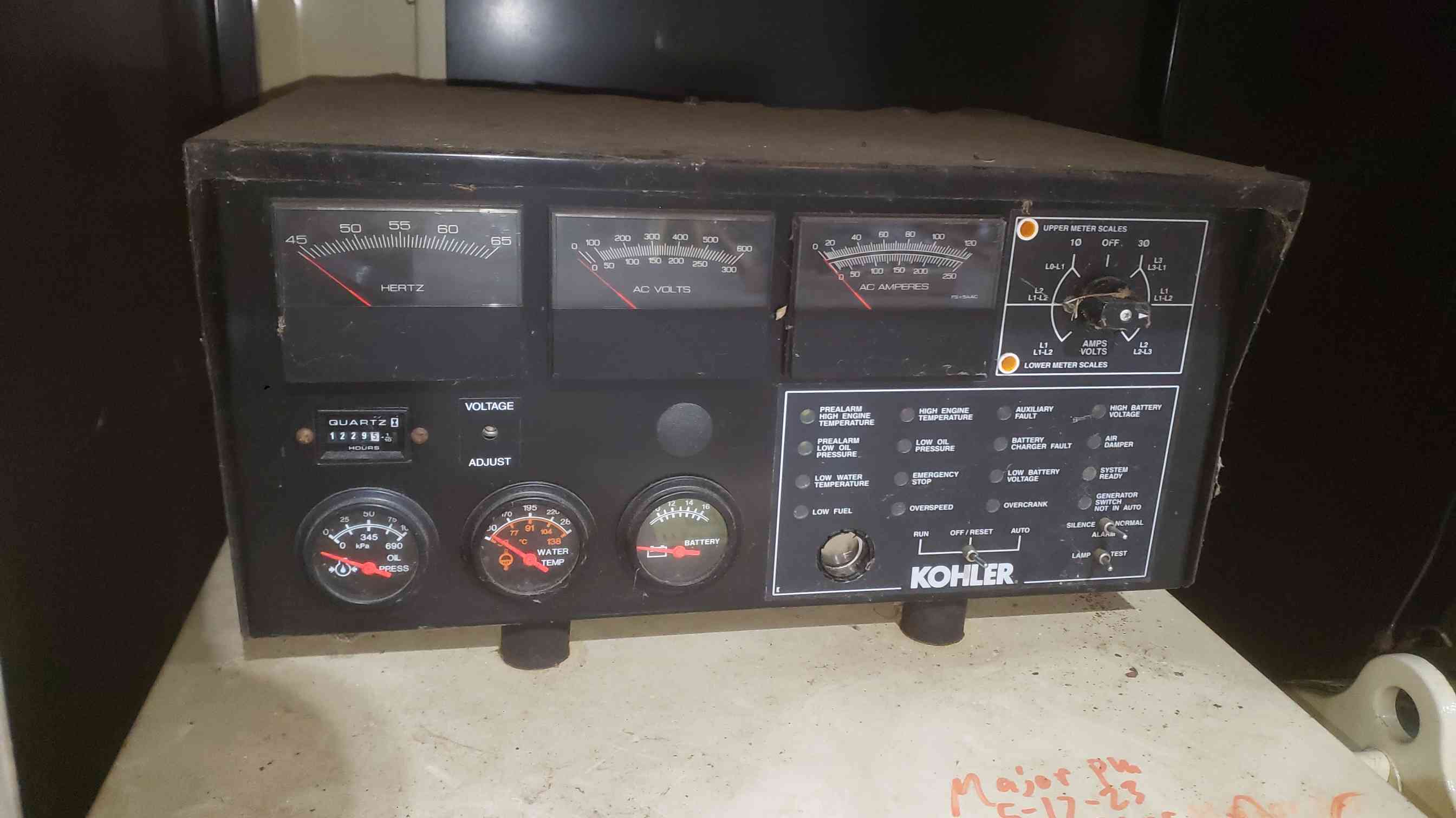50 KW Kohler #50RZGB, natural gas/LP standby generator, 1229 hours - Image 8
