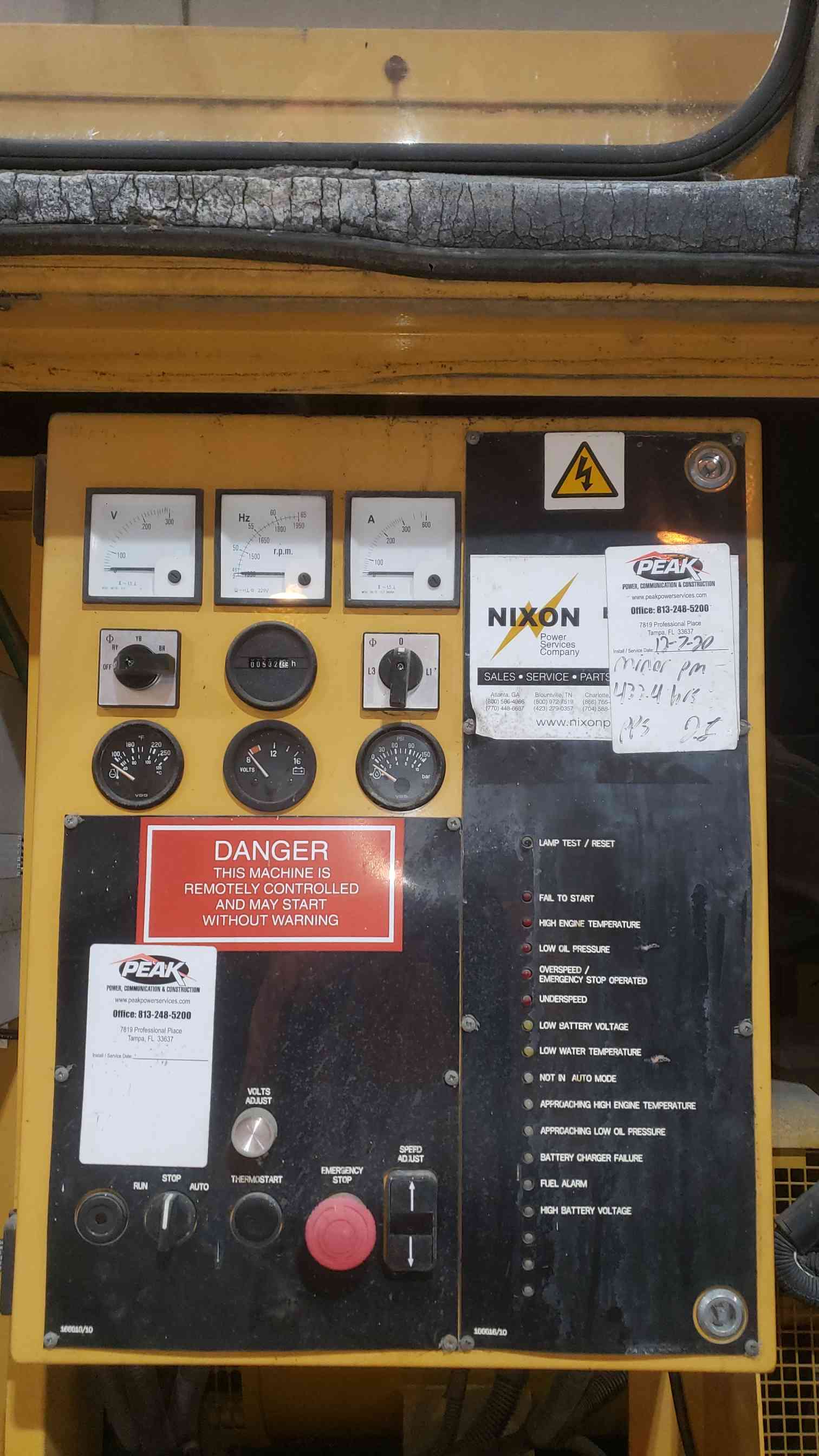 60 KW Caterpillar Olympian #D60P4S, diesel generator, enclosed, single phase, 120/240 Volts, 532 hours - Image 7