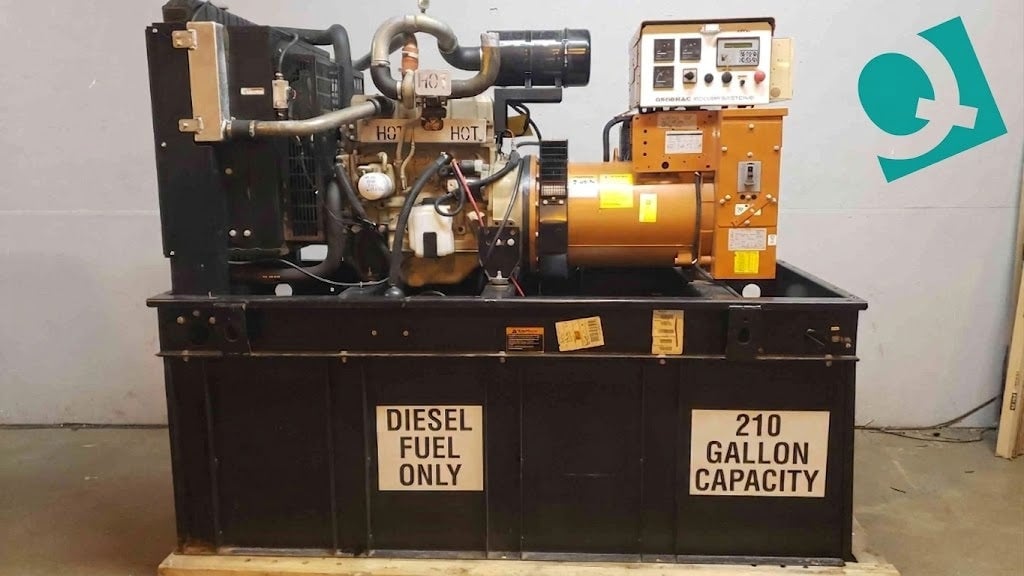60 KW Generac, diesel generator, John Deere 5030 engine, 1 phase, 669 hours - Image 1