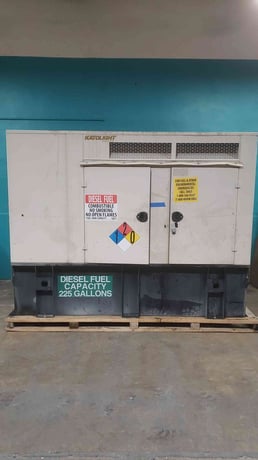 60 KW Kato light #D60FGJ4, diesel generator, John Deere 4045TF150 engine, 849 hours - Image 1
