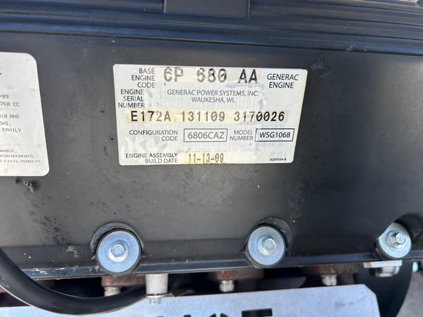 80 KW Generac, natural gas/LP generator, enclosed, 3 phase, 398 hours - Image 8