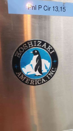 Hoshizaki #KML-600MWH, crescent cube ice machine, w/DM-180A ice & water dispenser (2 available) - Image 9