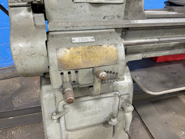 14" x 30" South Bend #DL81453, engine lathe, 1" bore, Aloris tool post, tailstock - Image 6