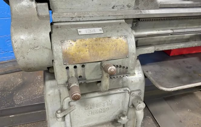 14" x 30" South Bend #DL81453, engine lathe, 1" bore, Aloris tool post, tailstock - Image 8