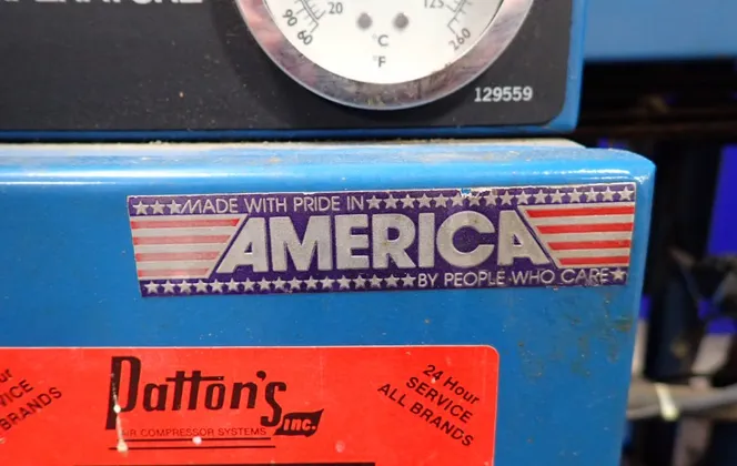 50 HP Quincy #QSI-235, rotary screw air compressor, 460 V. - Image 8