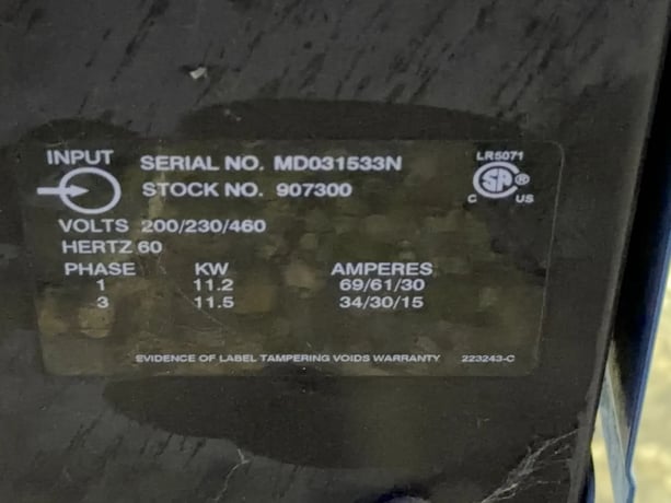 Miller #Millermatic-350P, Mig Welding Machine, 300 Amps - Image 6