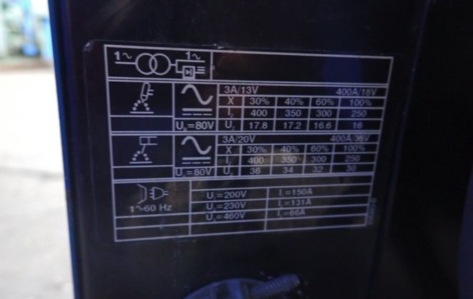 Miller #Syncrowave-350LX, tig welder, 350 A - Image 8