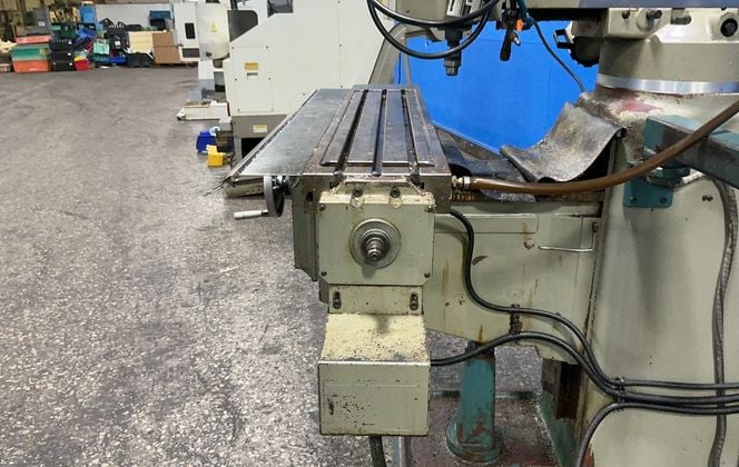 Dyna #EM3116, CNC vertical mill, 10" x 50" table, Dyna control - Image 7