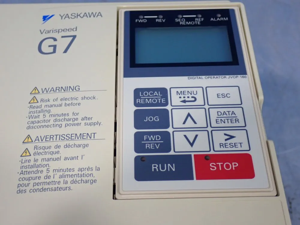 Yaskawa #CIMR-G7U45P5, servo drive, Unused (2 available) - Image 3