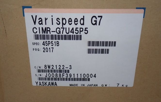 Yaskawa #CIMR-G7U45P5, servo drive, Unused (2 available) - Image 7