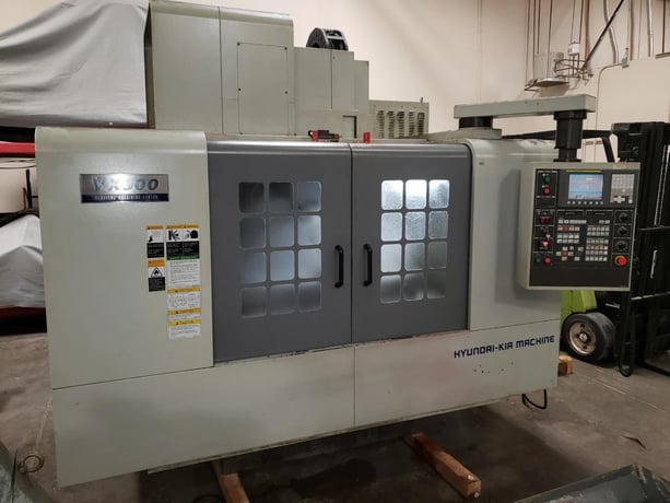 Hyundai Wia #VX500, CNC Vertical Machining Center, 41.7" X, 20.1" Y, 25" Z, 47.2" x 19.7" table, 25 HP - Image 2