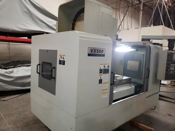 Hyundai Wia #VX500, CNC Vertical Machining Center, 41.7" X, 20.1" Y, 25" Z, 47.2" x 19.7" table, 25 HP - Image 3