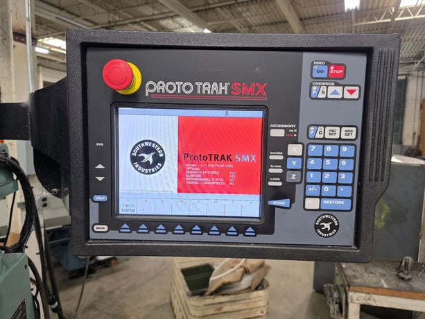 Southwestern Industries #Trak-K3SX-3, 3-Axis CNC Knee Mill, 10" x 50" table, 3 HP, 220 V. - Image 2