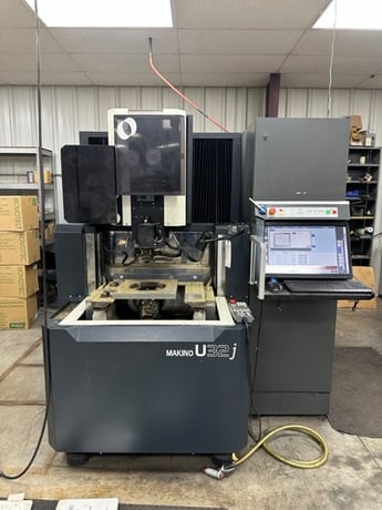 Makino #U32J, CNC Wire Electrical Discharge Machine, 14.6" x 10.6" x 8.7" travels, Hyper I CNC, 24" HD touch - Image 6