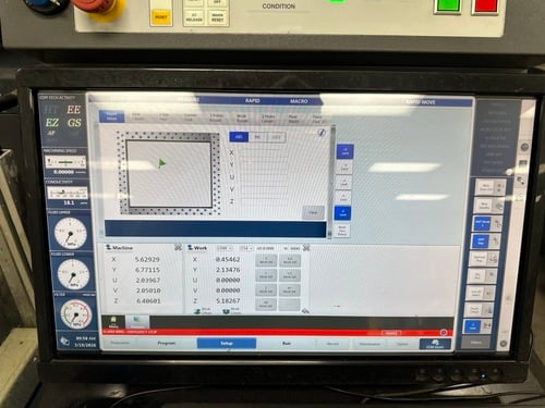 Makino #U32J, CNC Wire Electrical Discharge Machine, 14.6" x 10.6" x 8.7" travels, Hyper I CNC, 24" HD touch - Image 8