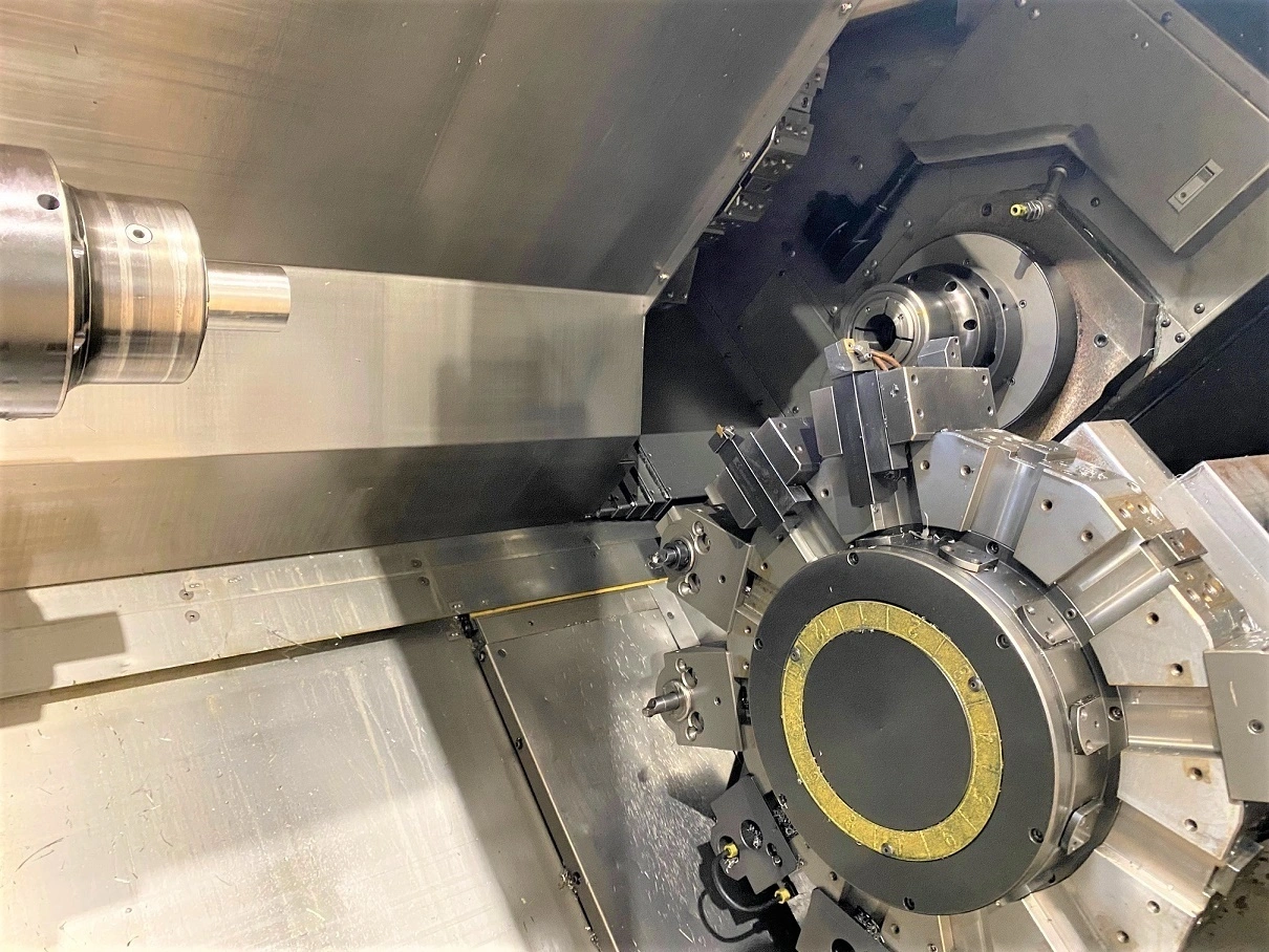Mori Seiki #ZT-2500Y, CNC Turning Center, 8-Axis, dual spindle/turret, 14.9" turn diameter, 2.8" bar - Image 9