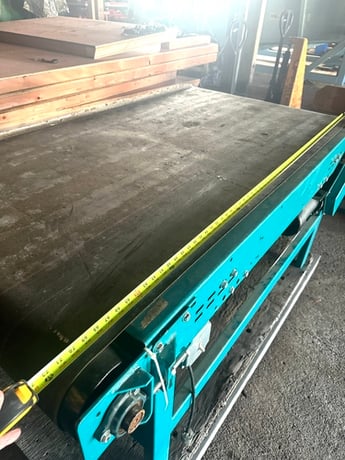 30" wide x 72" long Flat Belt Conveyor, 32" belt height, variable speed control, belt tensioner, 120 Volt - Image 7