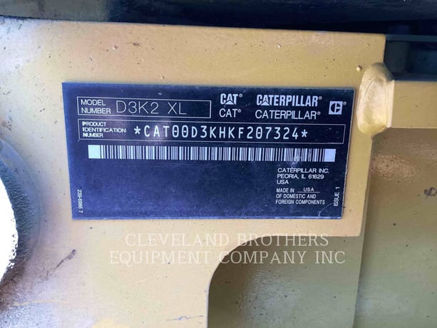 Caterpillar D3K2XL, 1131 hours, S/N: KF207324, 2020 - Image 6