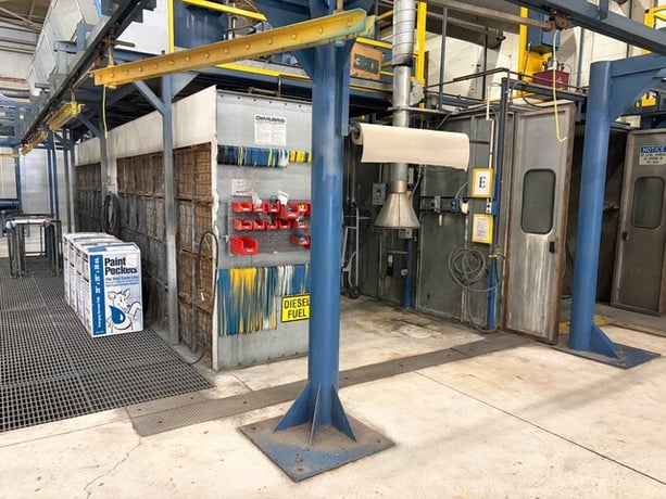 Powder coating line, Nordson, with guns, power supplies, complete - Image 2