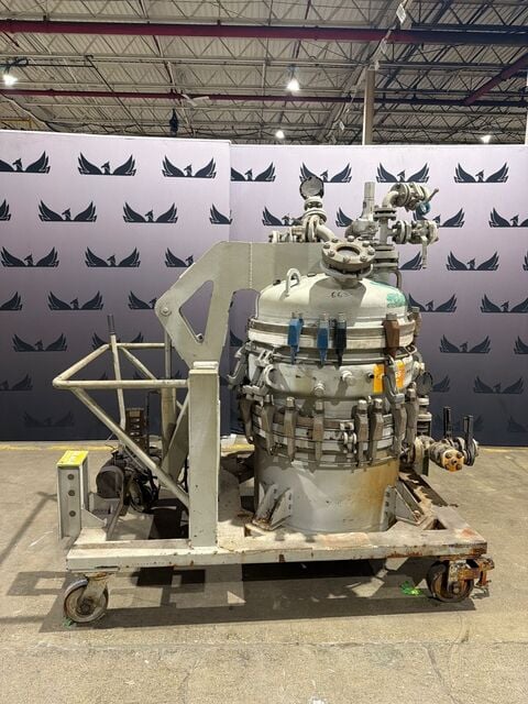 2.9 gallon Estrella AG #34129, glass lined pressure reactor/autoclave, 1991 - Image 1