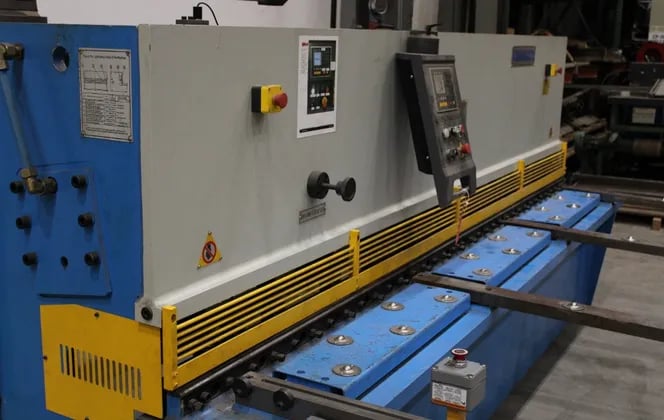 1/4" x 10' Birmingham #H-1035-C, hydraulic power squaring shear, 24" backgauge, 14 SPM, 10 HP - Image 4