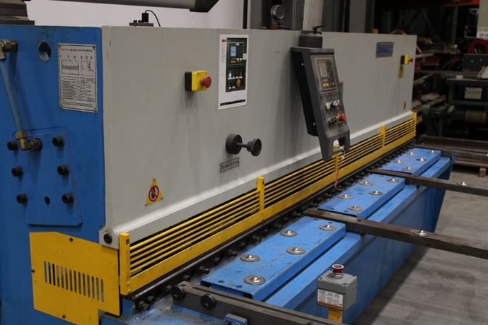 1/4" x 10' Birmingham #H-1035-C, hydraulic power squaring shear, 24" backgauge, 14 SPM, 10 HP - Image 5